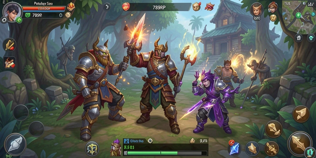 Tampilan gameplay menarik dari 789RP dengan aksi RPG yang seru.
