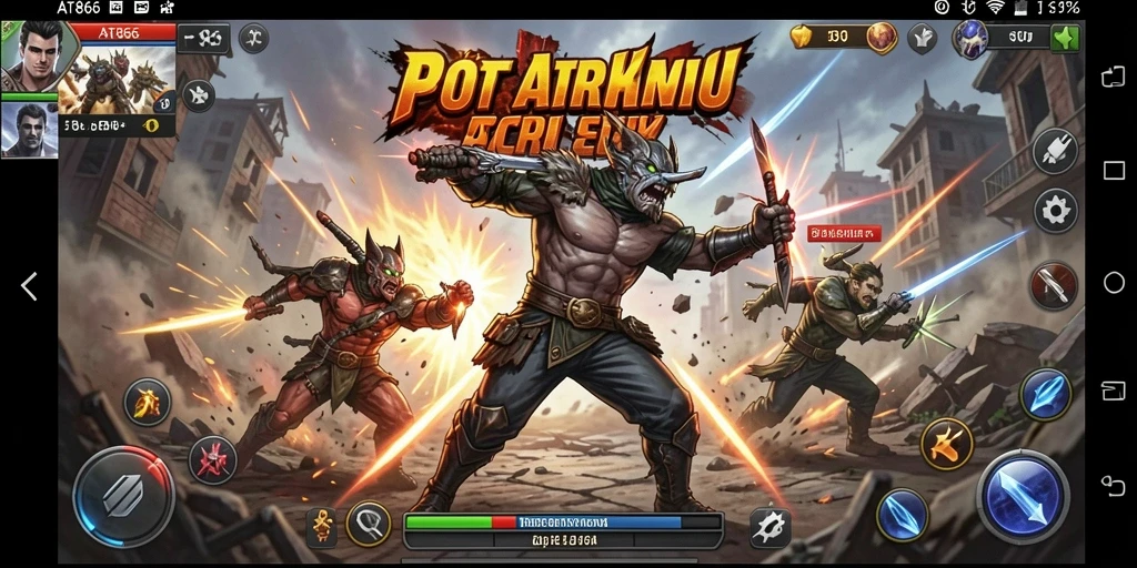 Gameplay intens dari AT866 dengan aksi bertempur yang mendebarkan.