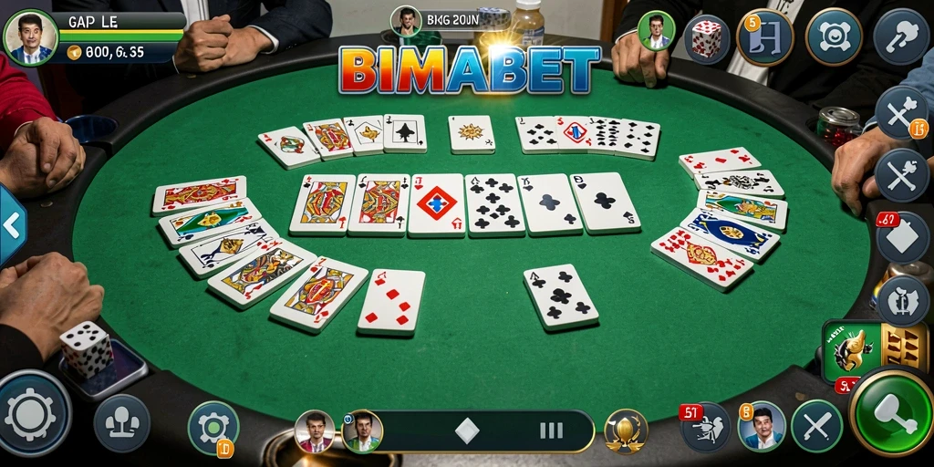Screenshot gameplay Gaple yang menarik dan interaktif.