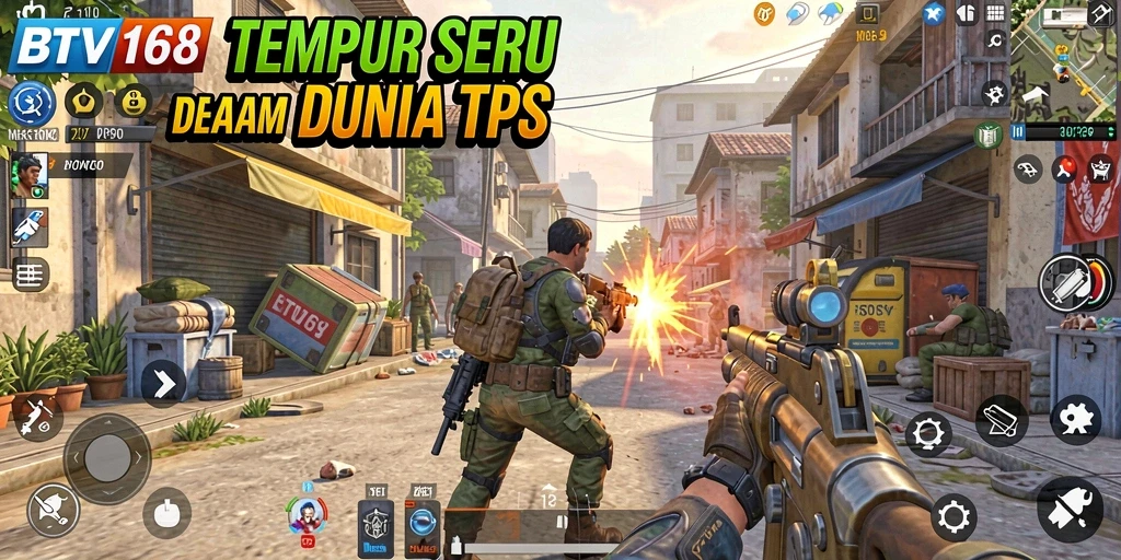 Gameplay intens dan seru dari BTV168 di layar ponsel.