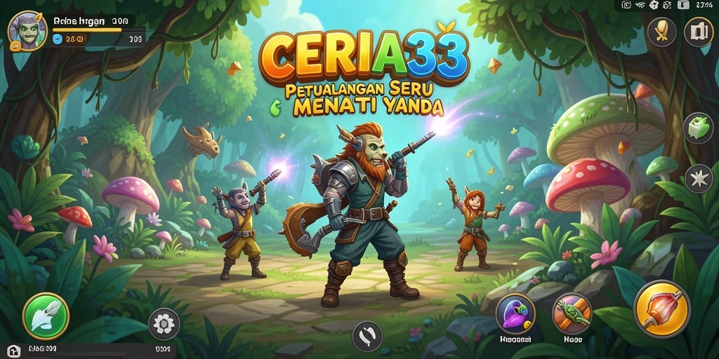 Tampilan gameplay CERIA33 yang memukau dan penuh tantangan di dunia petualangan.