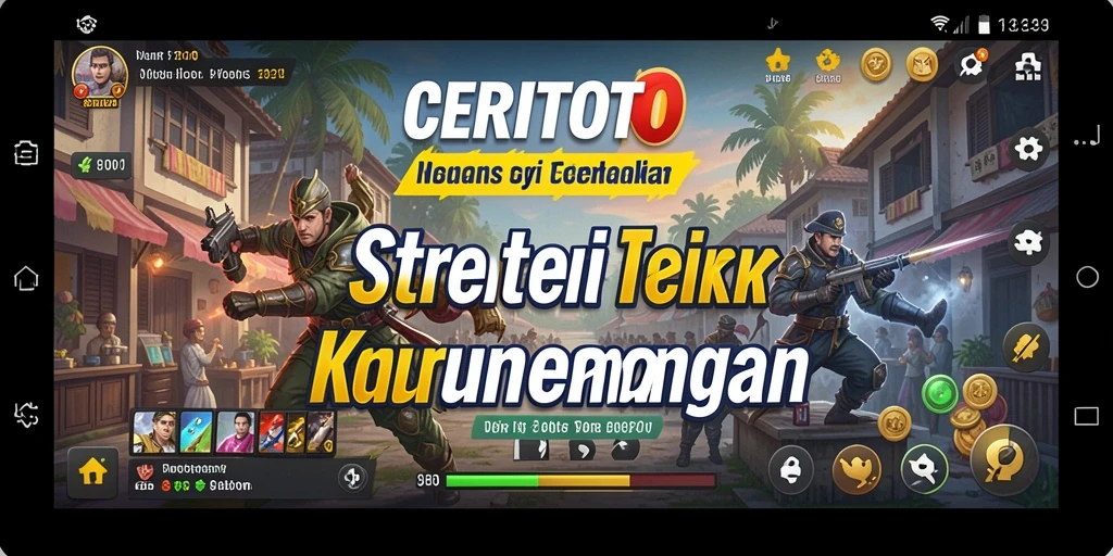 Gameplay CERITOTO yang mendalam dengan aksi strategi mendebarkan.