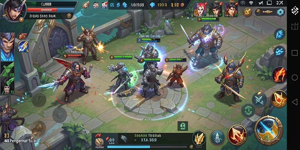 Menampilkan gameplay SLG yang seru dan penuh strategi.