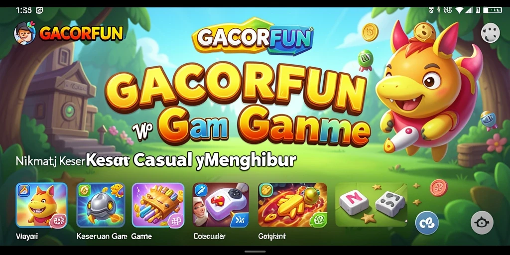 Tampilan menarik dari gameplay GACORFUN yang penuh keseruan.
