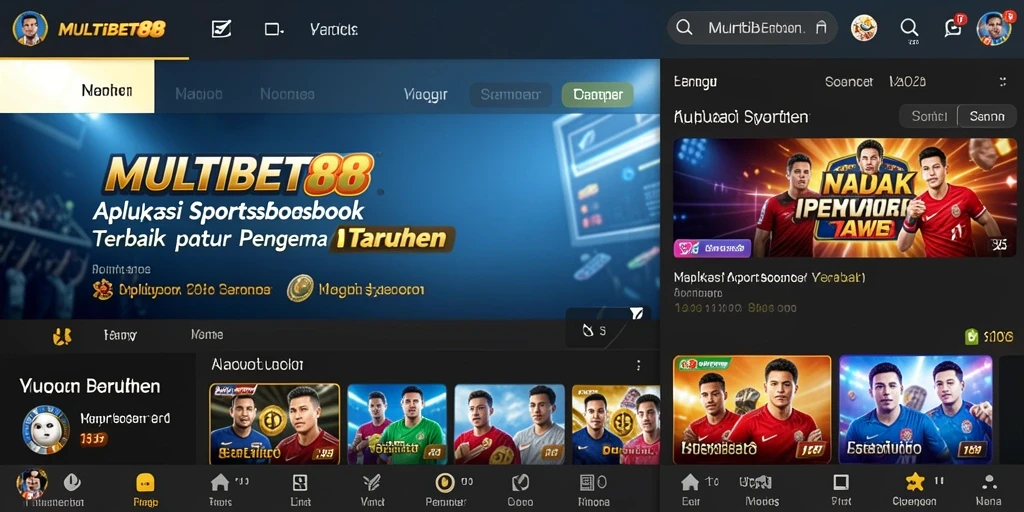 Screenshot gameplay MULTIBET88 menampilkan antarmuka aplikasi taruhan yang menarik.