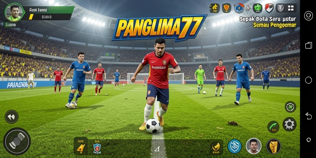 Tampilan gameplay epik dari PANGLIMA77 yang mendebarkan.