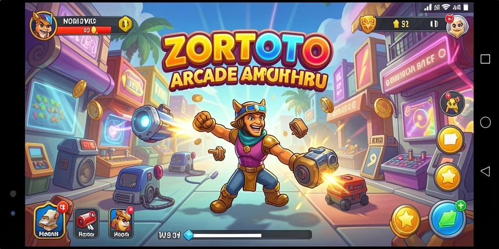 Tampilan gameplay seru ZORTOTO yang penuh tantangan.